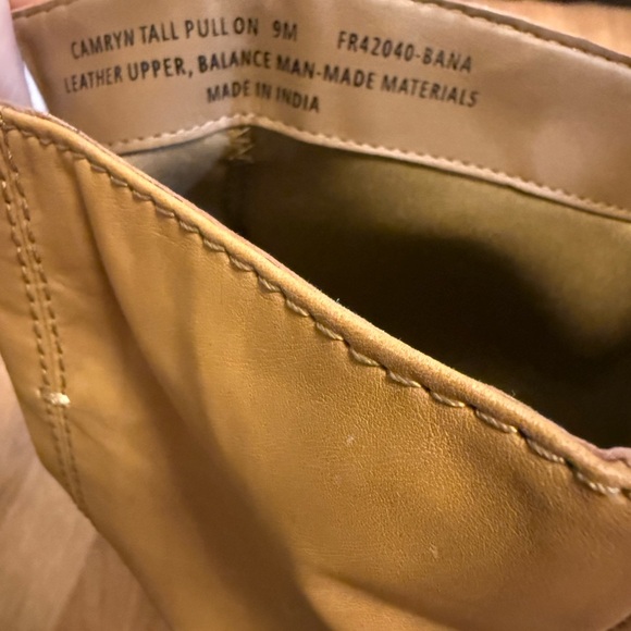 Frye Women's Camryn Tall Banana Leather Boots - Picture 3 of 3